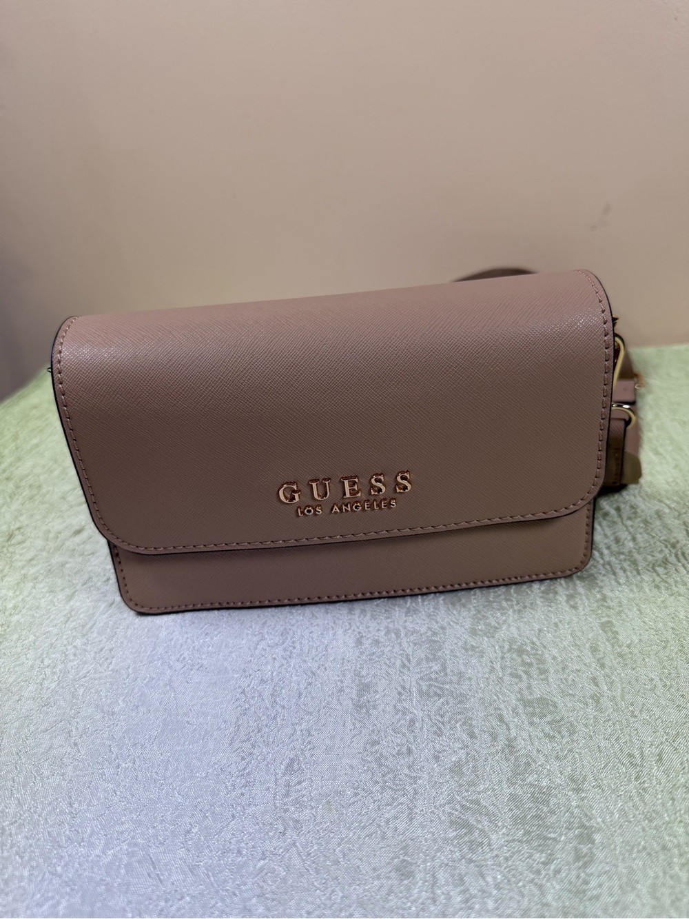 GUESS Los Angeles Dusty Rose Crossbody Bag
